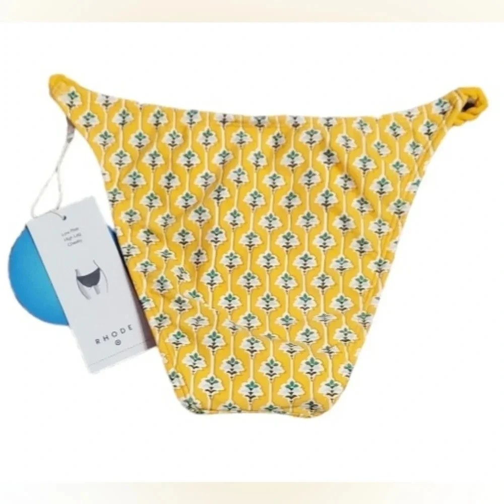 NWT Rhode x Target Women's Dainty Lotus Print Bikini Bottoms S 4-6